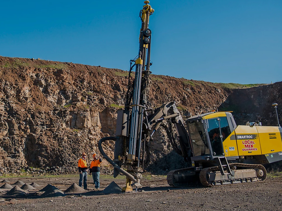 Drilling rig at a global project site