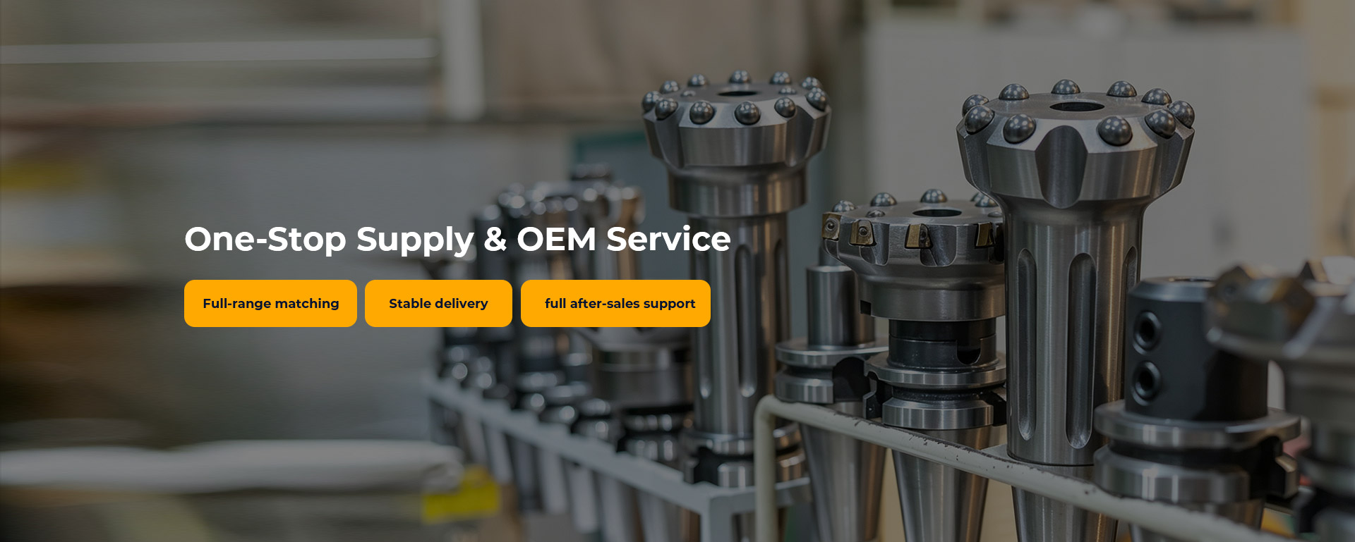 One-stop drilling-tool supply, stable delivery and OEM service.